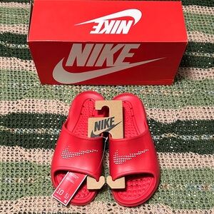 Nike Men’s Victori One Red Slide Sandals
